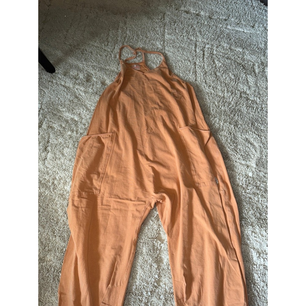 Free People FP Movement Hot Shot Jumpsuit Toasted Coconut - Picture 2 of 5